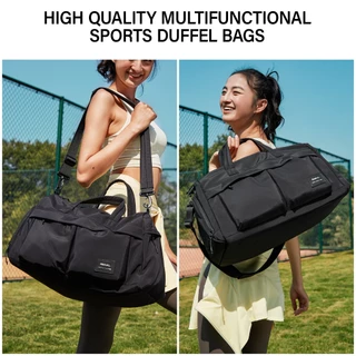 Hanke Travel Bag กระเป๋าเดินทางกันน้ำกระเป๋ายิมกระเป๋ากีฬาความจุขนาดใหญ่เดินทางแบบพกพา 31L
