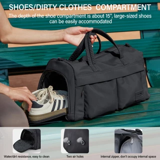 Hanke Travel Bag กระเป๋าเดินทางกันน้ำกระเป๋ายิมกระเป๋ากีฬาความจุขนาดใหญ่เดินทางแบบพกพา 31L