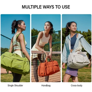 Hanke Travel Bag กระเป๋าเดินทางกันน้ำกระเป๋ายิมกระเป๋ากีฬาความจุขนาดใหญ่เดินทางแบบพกพา 31L