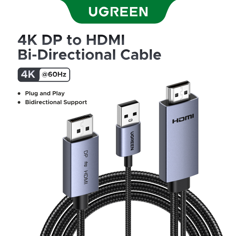 UGREEN ฮับ USB 3.0 2 อินพุต 7 เอาต์พุต USB พร้อมอะแดปเตอร์ไฟ DC, ปุ่มควบคุมเดสก์ท็อปและอะแดปเตอร์ OT