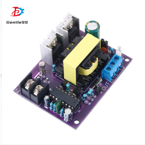 อินเวอร์เตอร์ 100W ความถี่สูงคลื่นสี่เหลี่ยม DC24V ถึง AC0-110-220V Boost แผงวงจรไฟฟ้าอินเวอร์เตอร์