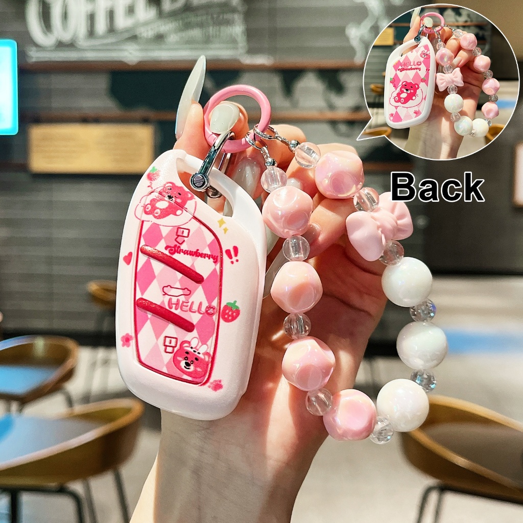 OFF WE GOLotso ROEWE เคสกุญแจสําหรับ RX5 / 350 / 360 / W5, Rui Xing (Reevoe) Ei5, Ei6 Pu ฝาครอบกุญแจ