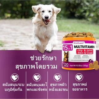BrioGuard วิตามินรวม 15-IN-1 สําหรับแมวสุนัข ผลิตจากส่วนผสมธรรมชาติ