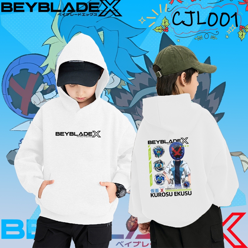 เด็ก เสื้อฮู้ด Baylead X Robin Kazami Hoodie ผ้าฝ้ายแท้ ใส่แล้วหมุนเก่ง ใส่ได้ตั้งแต่ 120-150 cm#04