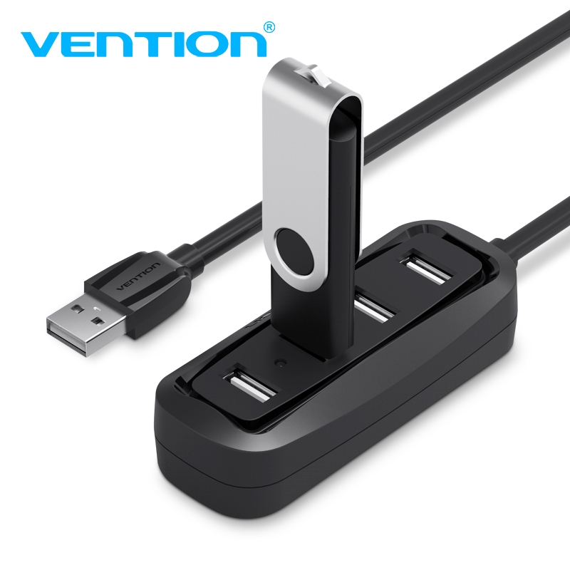 Vention พอร์ต USB HUB หลาย USB 2.0 3.0 Hub 4 พอร์ต PC USB Switch Splitter พร้อมตัวบ่งชี้ LED สําหรับแล็ปท็อป PC คอมพิวเตอร์แท็บเล็ต Hub Multi Extension อะแดปเตอร์ฮับ USB ความเร็วสูง - รูปที่ 7