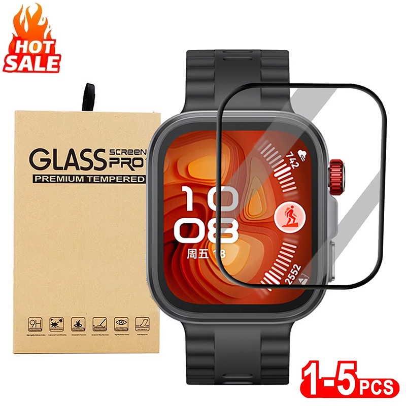 1-5PCS ฟิล์มกันรอยหน้าจอสําหรับ Huawei Watch Fit 4/4 Pro/3 ฟิล์มโค้ง Anti-Scratch ไม่ใช่แก้วสําหรับ Huawei Fit 4 Pro/3/4 PMMA ฟิล์มคอมโพสิต