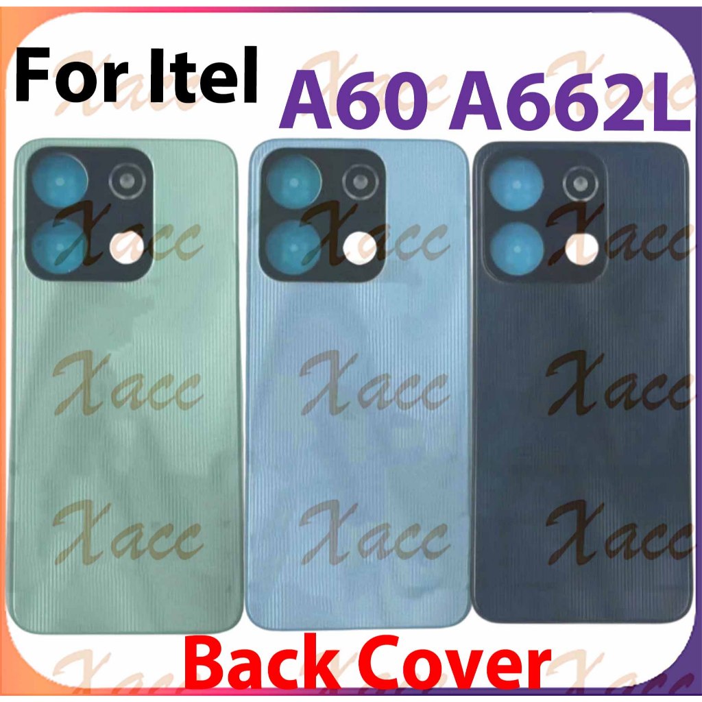 สําหรับ Itel A60 A662L แบตเตอรี่ฝาหลังโทรศัพท์เปลี่ยนการติดตั้ง