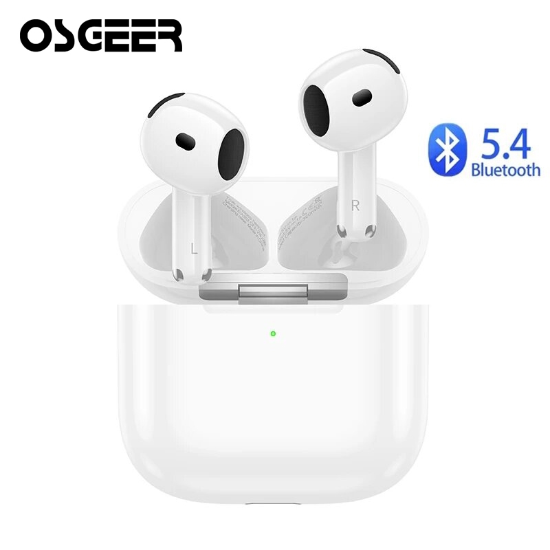 OSGEER TWS ชุดหูฟังบลูทูธไร้สาย True APs4 บลูทูธ 5.4 หูฟังพร้อมไมโครโฟนหูฟังแฮนด