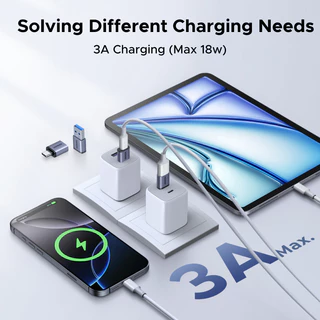 UGREEN USB3.1 ถึง Type-C ความเร็วสูง 5Gbps เกียร์ OTG คอมพิวเตอร์โทรศัพท์มือถือตัวแปลงไดรฟ์ USB เข้ากันได้กับ Huawei, iPhone 16 และคอมพิวเตอร์
