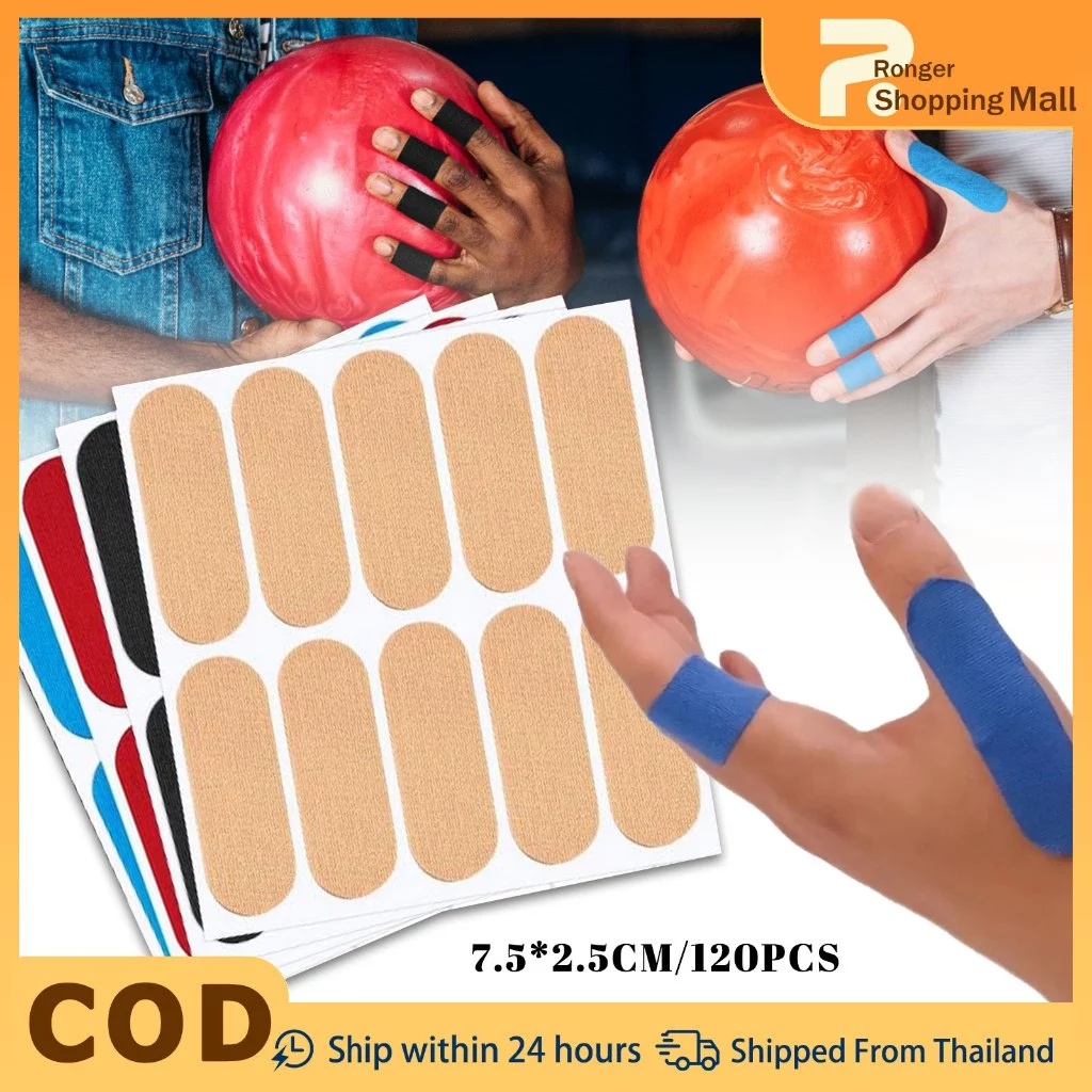 120PCS Bowling Thumb Tape Bowling Grip Finger Tape Anti-friction, Breathable Support your thumb during exercise