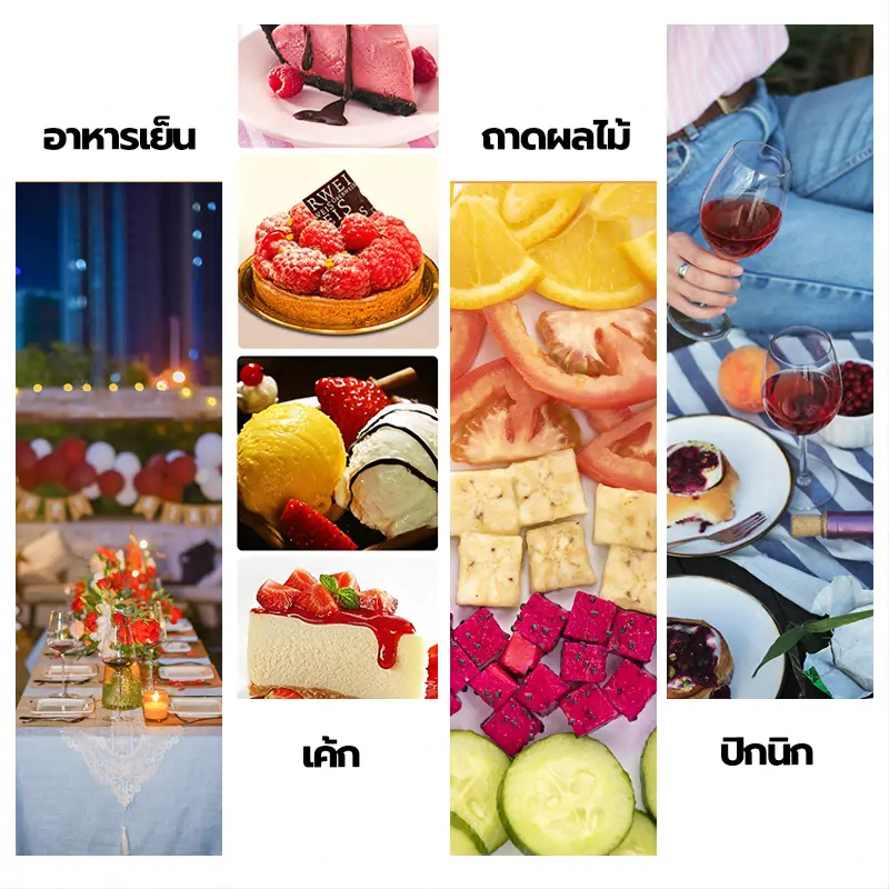 ช้อน 100ชิ้น แพคใส่ซองแยก ช้อนปลายส้อม มีดพลาสติก มีดตัดเค้ก ช้อนพลาสติก ช้อนพลาสติดตักขนม แต่ละช้อนบรรจุอย่างอิสระ - รูปที่ 3