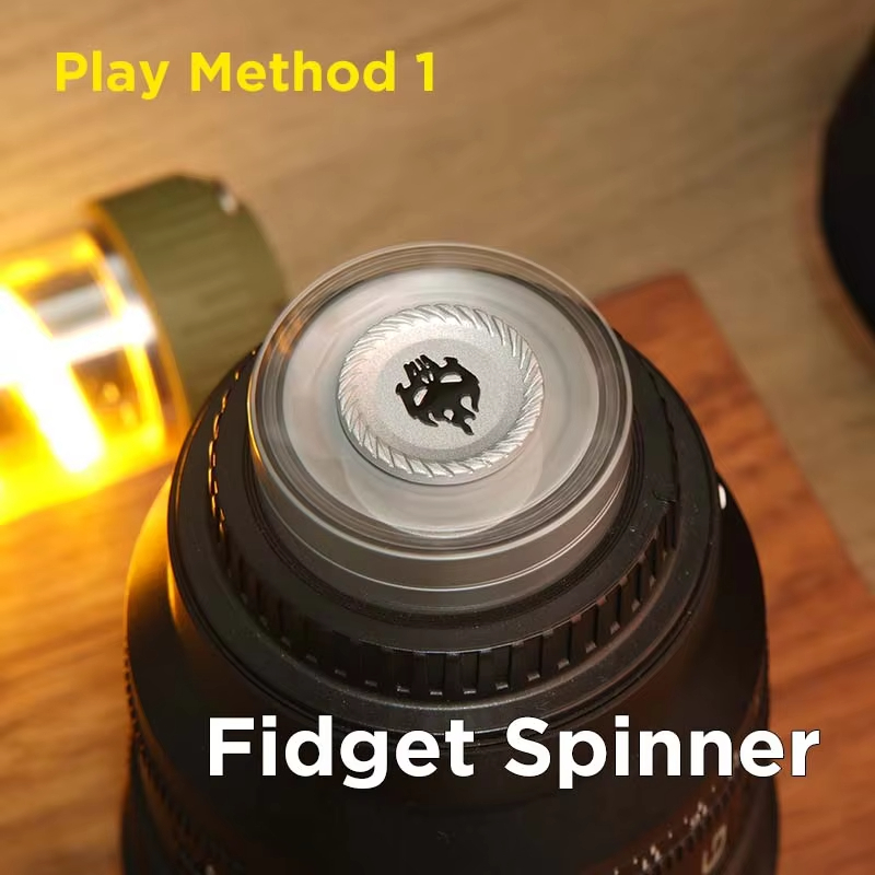 3-in-1 Magnetic Fidget Spinner ของเล่น, Push Play Sensory Gadget, ความเครียดบรรเทา & ADHD Focus เครื่องมือสําหรับผู้ใหญ่/เด็ก edc Fidgettoy ราคา ถูกที่สุด ดีลบีเคเค แกลเลอรีภาพที่ 6