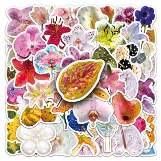 น่ารัก 50 ชิ้นน่ารักเพชรดอกไม้สติกเกอร์กันน้ําสําหรับ Tumble…