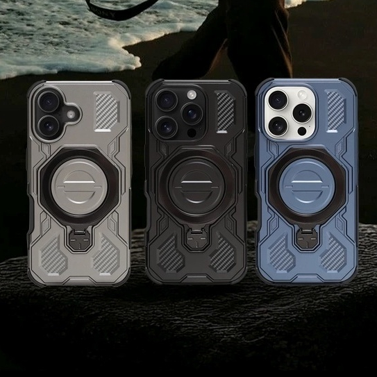 【Drop-proof/Matte acrylic hard case/Black】เคส compatible for iPhone 15 16 pro max case