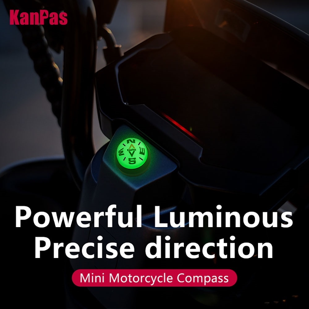 KanPas VA-20L Luminous EDC Ball เข็มทิศมุมฟรีการอ่านแบบดั้งเดิมสําหรับรถจักรยานยนต์ - รูปที่ 3
