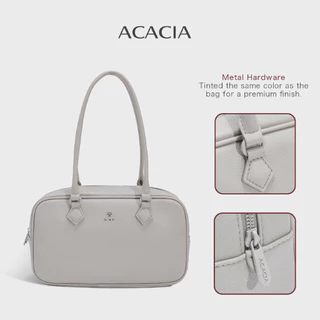 ACACIA Sage - กระเป๋า Boston ผู้หญิง หนัง PU พรีเมียม หูหิ้วคู่ สะพายไหล่ได้