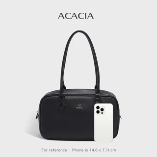 ACACIA Sage - กระเป๋า Boston ผู้หญิง หนัง PU พรีเมียม หูหิ้วคู่ สะพายไหล่ได้