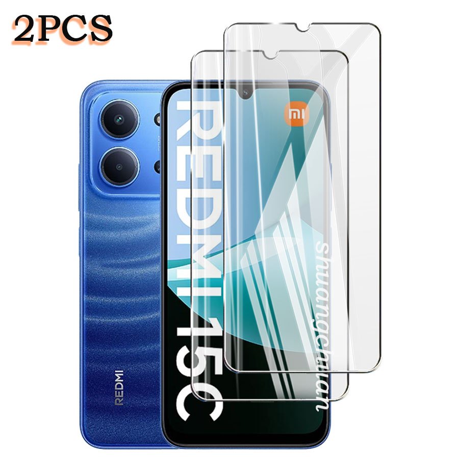 สําหรับ Redmi 15C 4G ฟิล์มกระจกนิรภัย Redmi 15c คาร์บอนไฟเบอร์ฟิล์มด้านหลัง, Redmi 13c 4G 13C 5G 14C