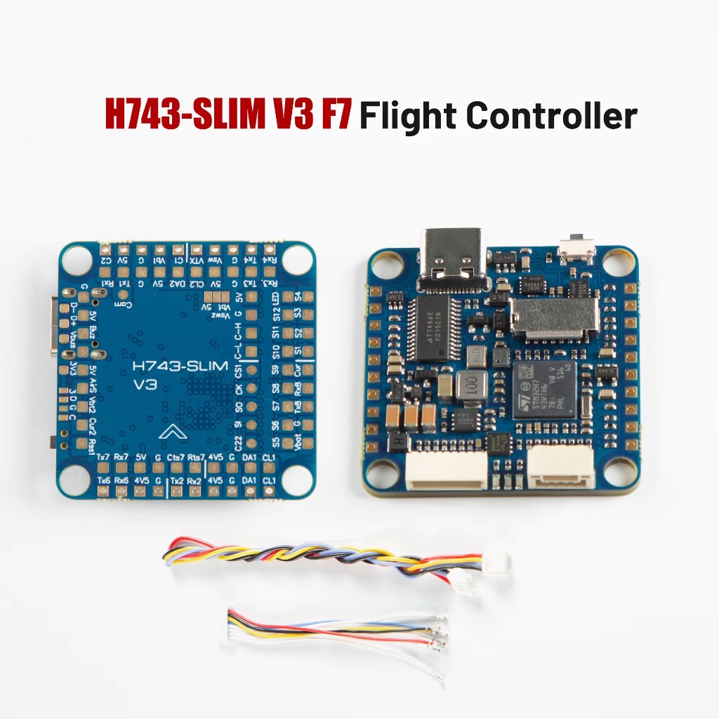 H743 SLIM V3 STM32H743VIT6 5V 2A BEC 2-8S F7 Flight Controller 30.5x30.5 มม.ICM20602 Baro Blackbox ส