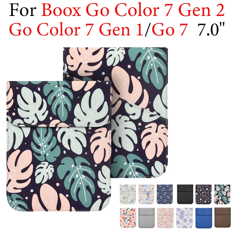 สําหรับ Boox Go สี 7 Gen 2 Go 7 2025 7.0 Multi-Pocket กระเป๋าหนัง Boox Go สี 7 หนัง E-book กระเป๋า