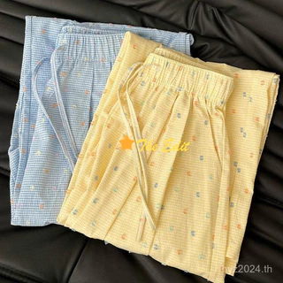🌟พร้อมส่ง🌟โดปามีน กางเกงลำลองฤดูร้อน ทรงหลวม สบายตัว มาพร้อมเมล็ดพืช