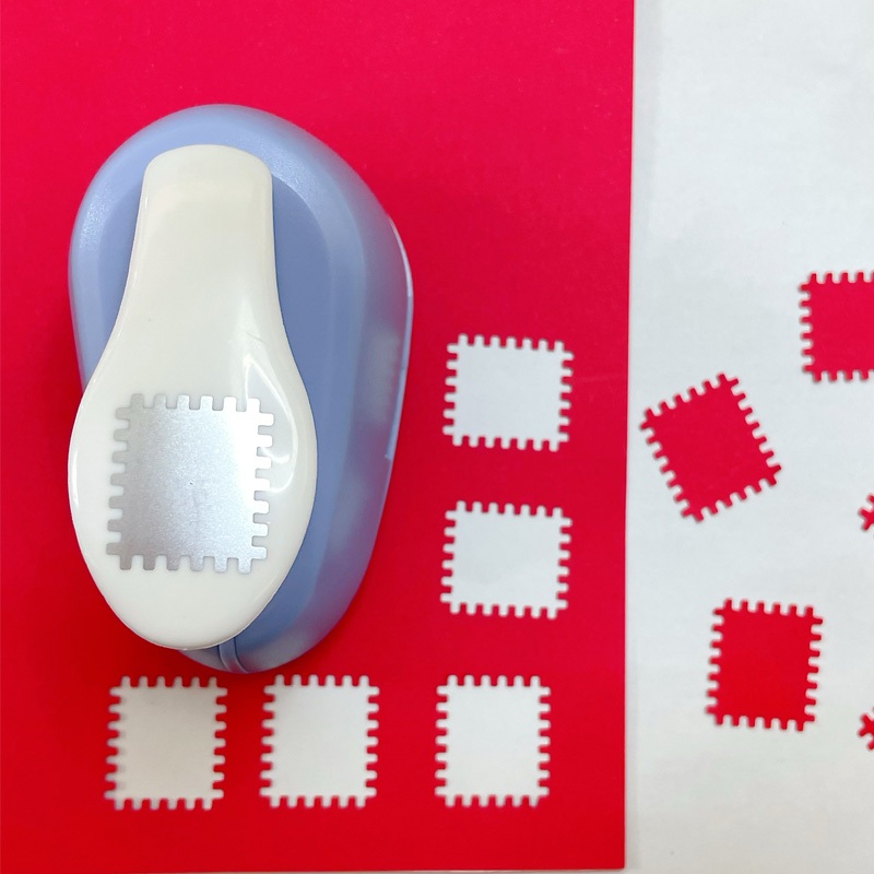 ใหม่ ทรงแสตมป์ Craft Punch เครื่องลายนูน เจาะรูกลม เจาะฟัน ลายนูน