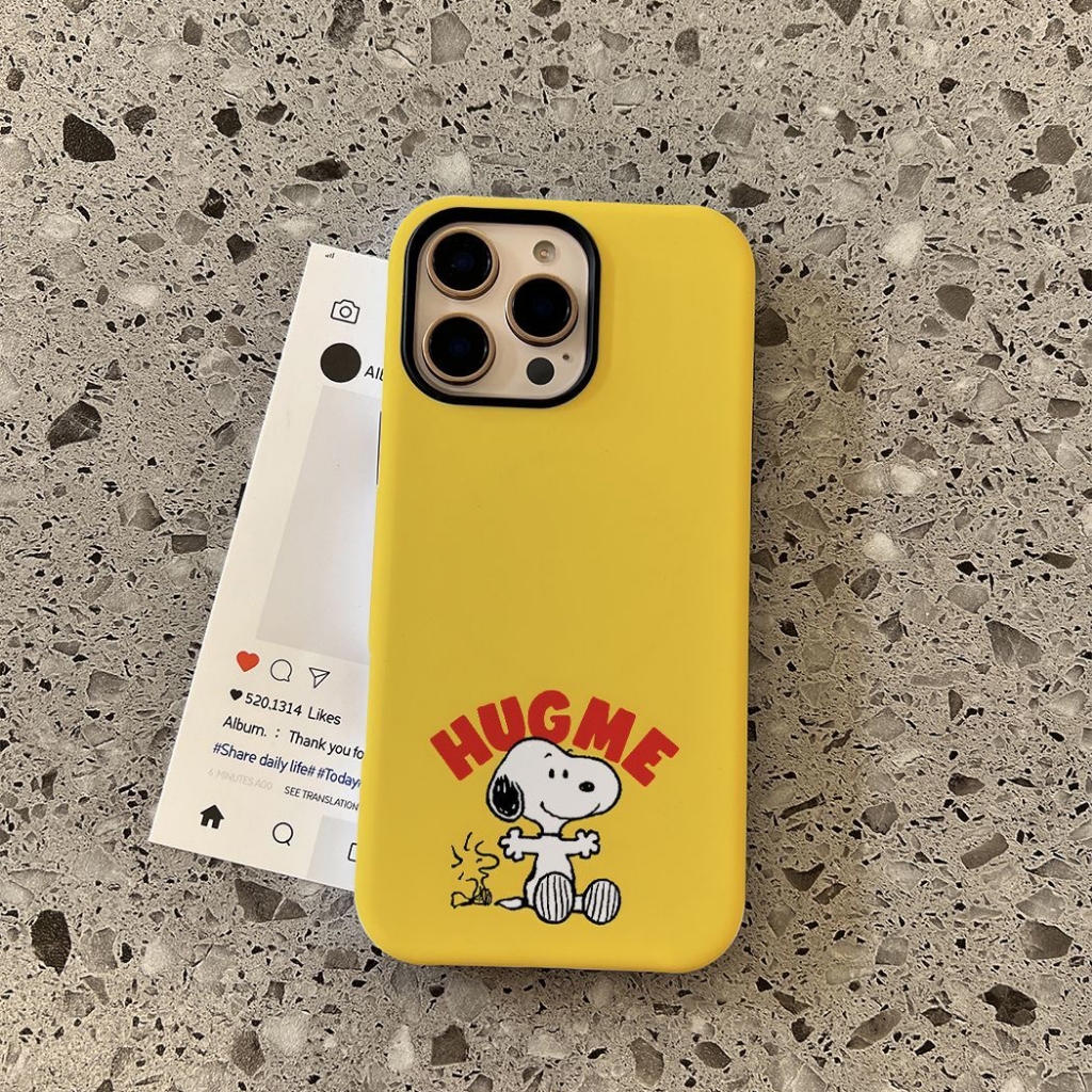 น่ารัก Snoopy รูปแบบสุนัข 2-in-1 สําหรับ iPhone 11 12 Pro 13 Pro Max 15 Pro Max 14 16 Pro 16 Plus 17 Air 17 Pro 17 Pro 17 Pro Max กรณี - รูปที่ 2