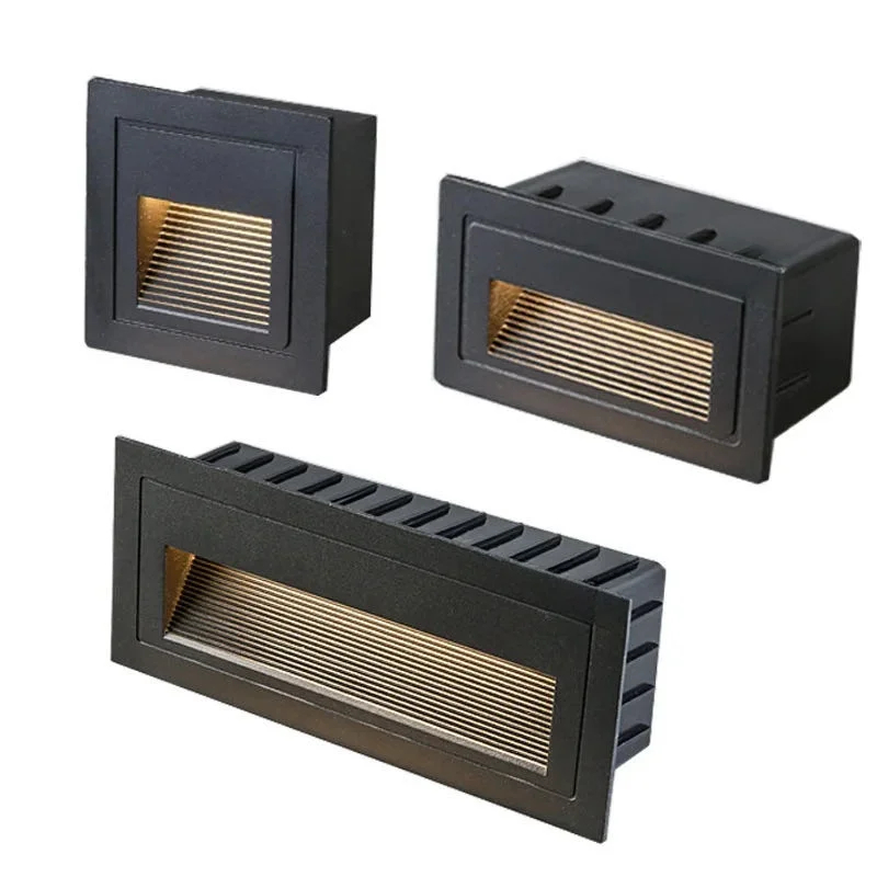 กลางแจ้ง IP65 โคมไฟติดผนังกันน้ํา 3W 6W LED โคมไฟติดผนังสําหรับทางเดินระเบียงมุมบันไดสวน Villa แสง A