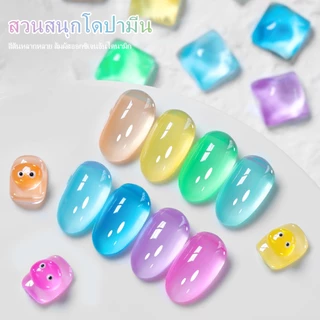 XEIJAYI 15 มล. เจลทาเล็บสีใหม่ ลูกอมฟอง เงางาม ติดทนนาน เหมาะสำหรับร้านทำเล็บ
