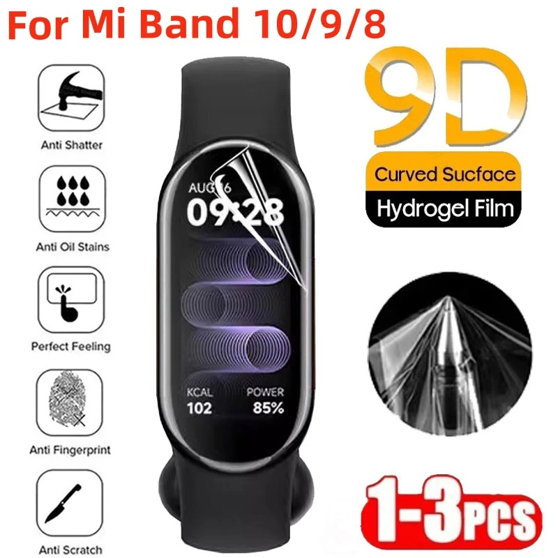 Compatible For ฟิล์ม mi band 10 Film / mi band 8 / mi band 9 ฟิล์ม mi band 10 Screen Protector Scrat