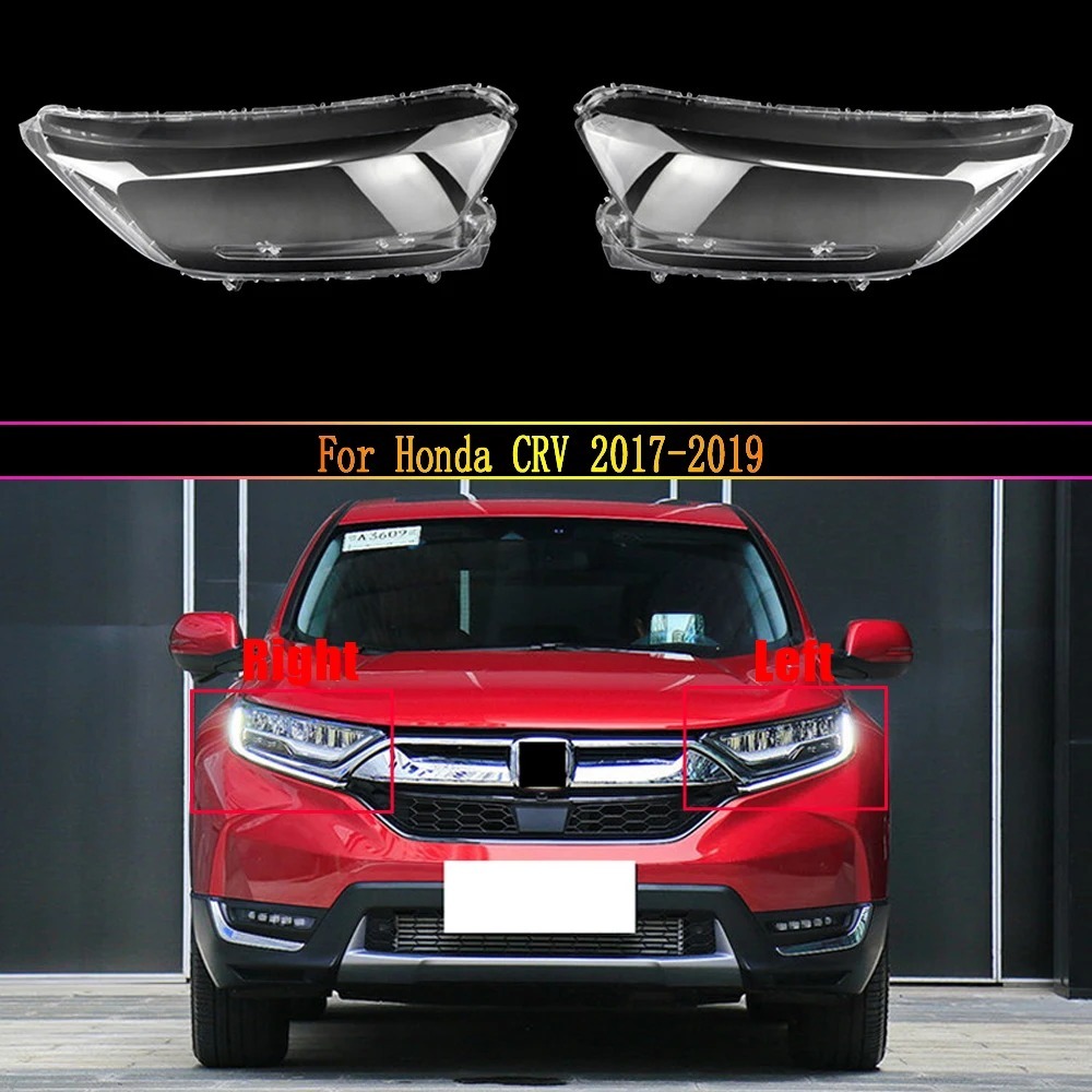 ไฟหน้าเลนส์ใส Honda CRV 2017-2019 ฝาครอบโคมไฟ Plexiglass