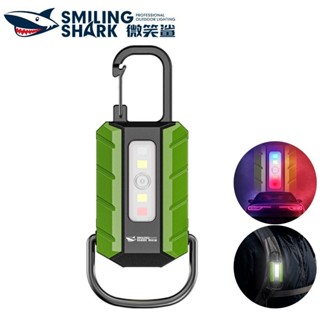 SmilingShark TIP169 ไฟฉาย led มินิ LED+COB พวงกุญแจ ไฟคบเพลิ…