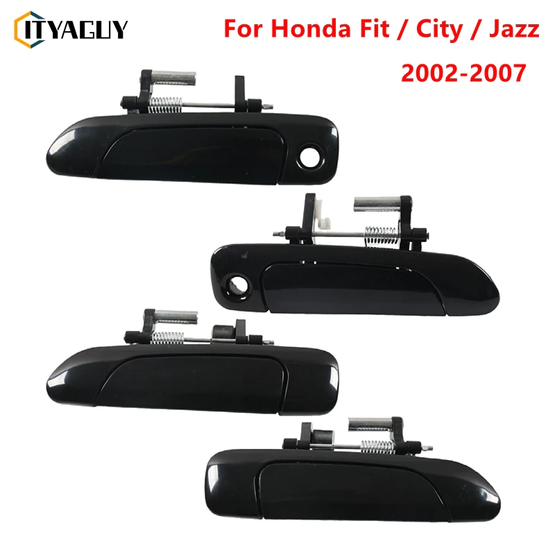 มือเปิดประตู นอก HONDA CITY JAZZ 2003-2007 ดำ มือเปิดนอก มือเปิดประตู ฮอนด้า ซิตี้ แจ๊ส 03-07 GD ZX หน้า-หลัง LH/RH PT