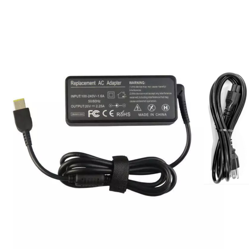 ใหม่ 45W 20V 2.25A USB Slim Tip AC Adapter ที่ชาร์จแล็ปท็อปสําหรับ Lenovo ThinkPad X230s X240 X240S 