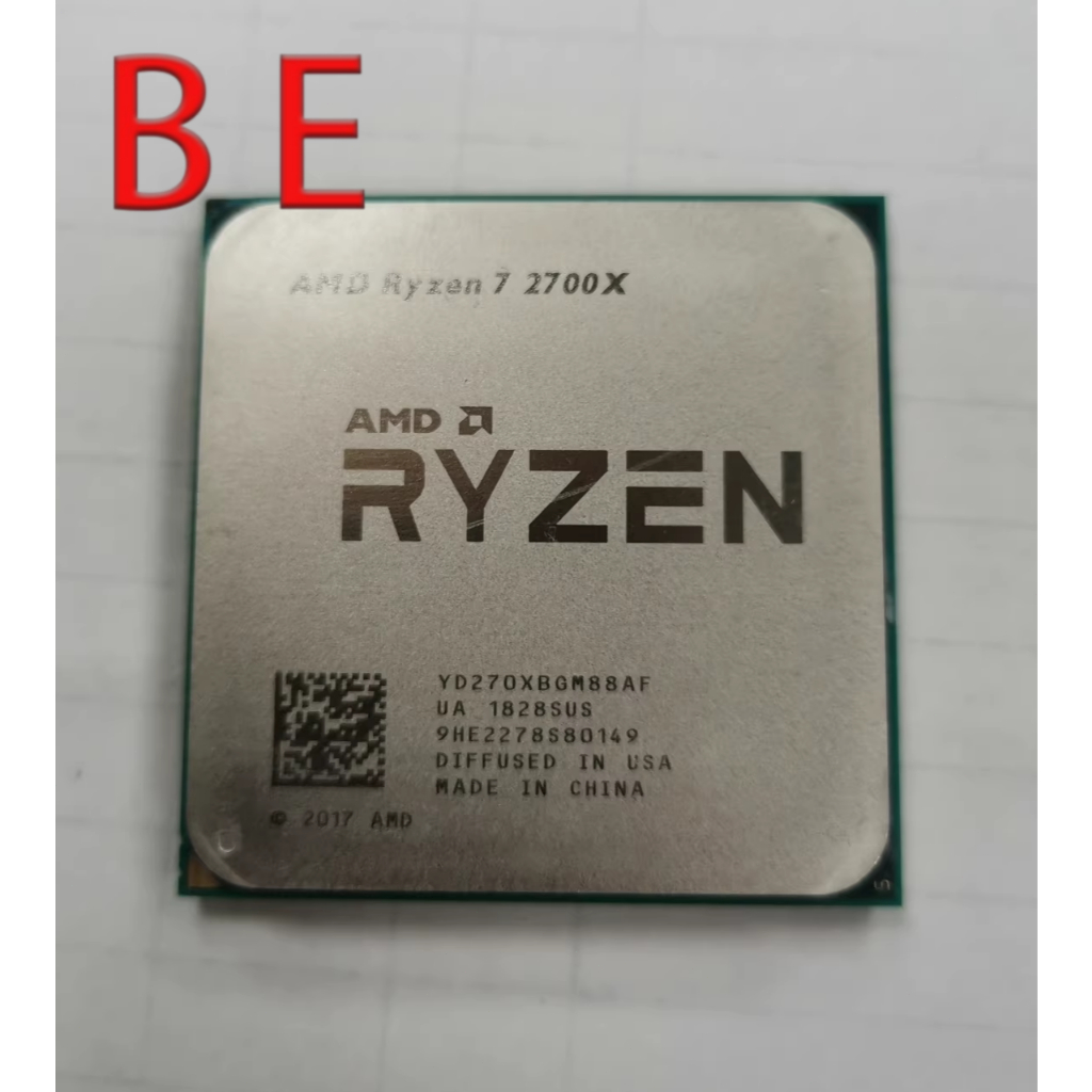 Ryzen 7 2700X AM4 โปรเซสเซอร์ CPU R7-2700X แปด Core 3.7GHz 16 ด้ายเดสก์ท็อป 16MB