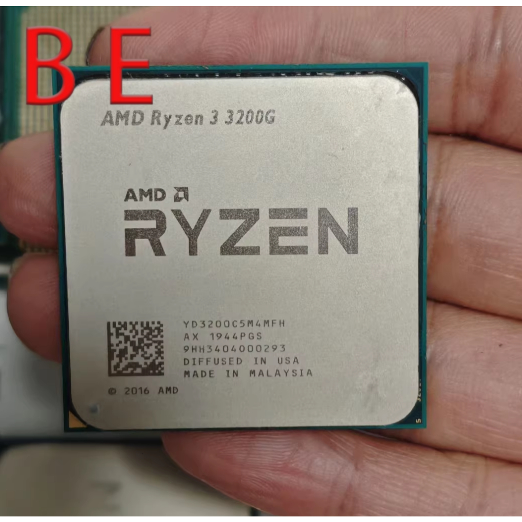 Ryzen 3 3200G AM4 โปรเซสเซอร์ CPU R3-3200G 4-Core 3.6-4.0GHz 4thr 65W เดสก์ท็อป