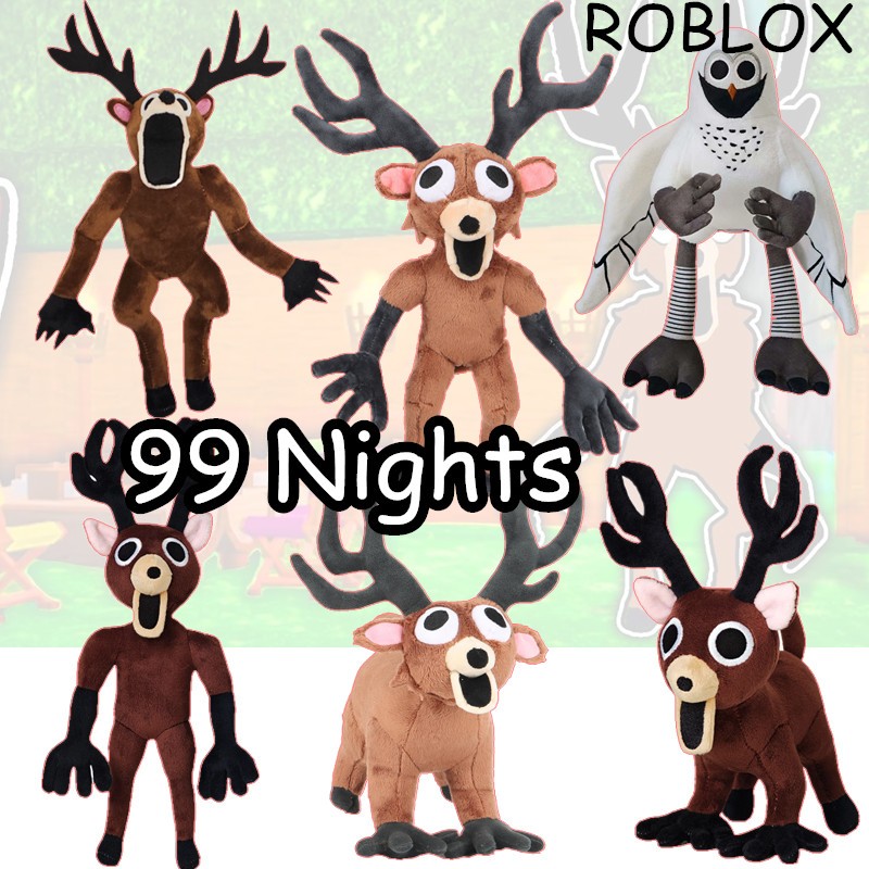ROBLOX 99 Nights in The Forest Deer ตุ๊กตาการ์ตูนตัวละครเกม (กวาง)