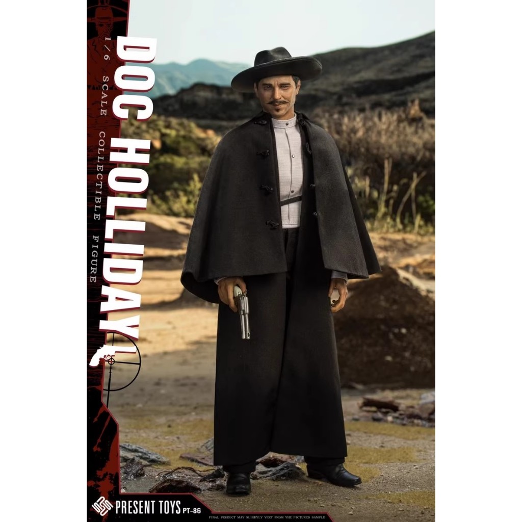 "PRESENT ของเล่น 1/6 Legendary Gunslinger Action Figure PT-sp86 Tombstone Town Action Figure รุ่น"