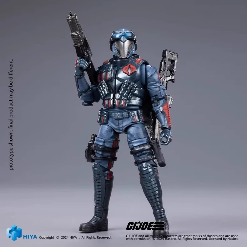 "HIYA Haiya 1/18 GI Joe Special Forces Snake Eyes EMG0156 โมเดลแอ็คชั่น"