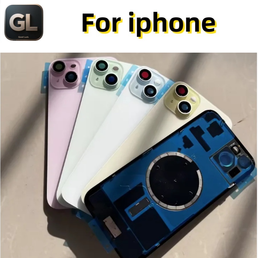 GL กระจกด้านหลังชุด 5 ชิ้นสําหรับ iphone 14 14plus 15 15plus 15p 15pm 16 16plus 16p 16pm