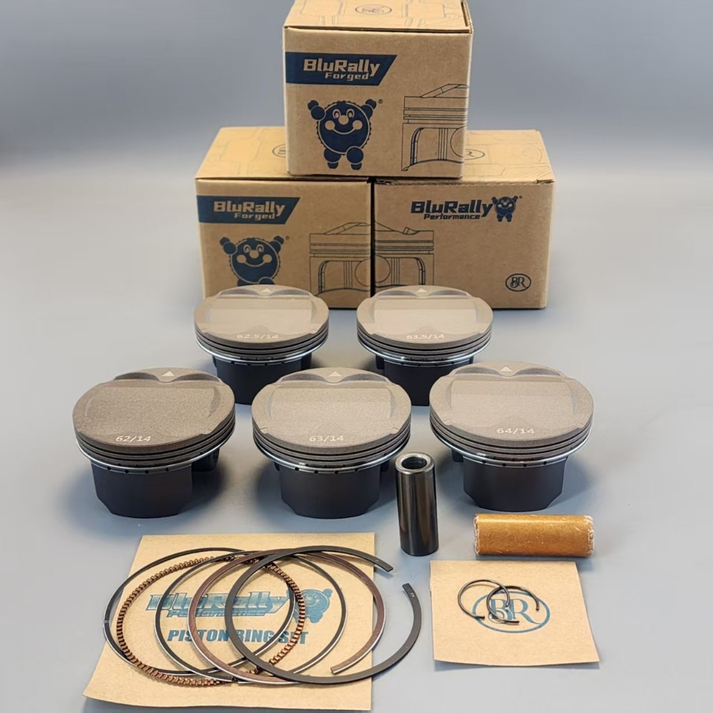 ชุดลูกสูบปลอม Dia. 62/62.5/63/63.5/64 มม.pin14 สําหรับ Yamaha LC135 /LC150 /R15 พร้อมโดมสูง 2.5 Racing ลูกสูบพร้อม DLC Pin สําหรับการปรับเปลี่ยนเครื่องยนต์และ Racing