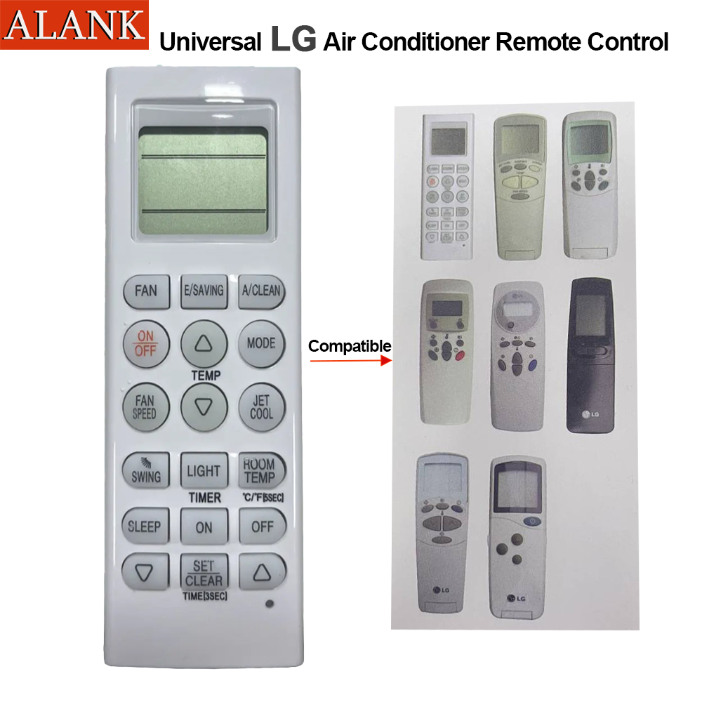ALANK Remote รีโมทแอร์ LG รีโมทสากล (ใช้ได้กับรุ่นแยกทุกรุ่นของ LG เท่านั้น) LG069