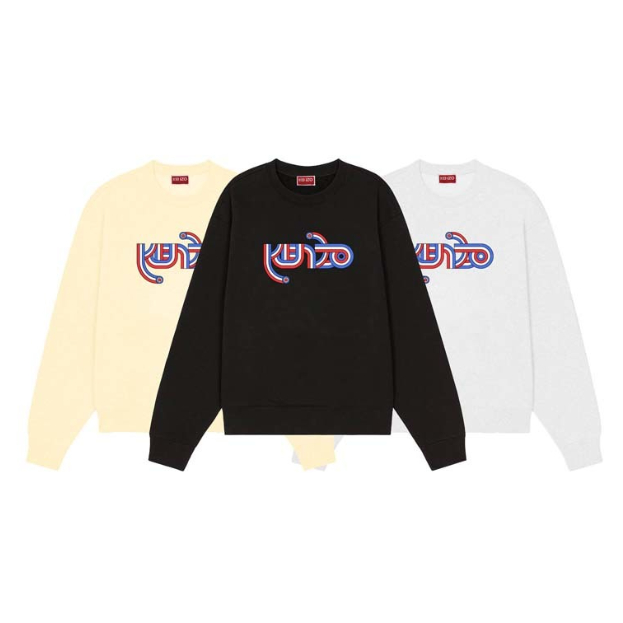 KENZO/Kenzo Takada SWEATSHIRT Station Color Strip เสื้อฮู้ดใหม่