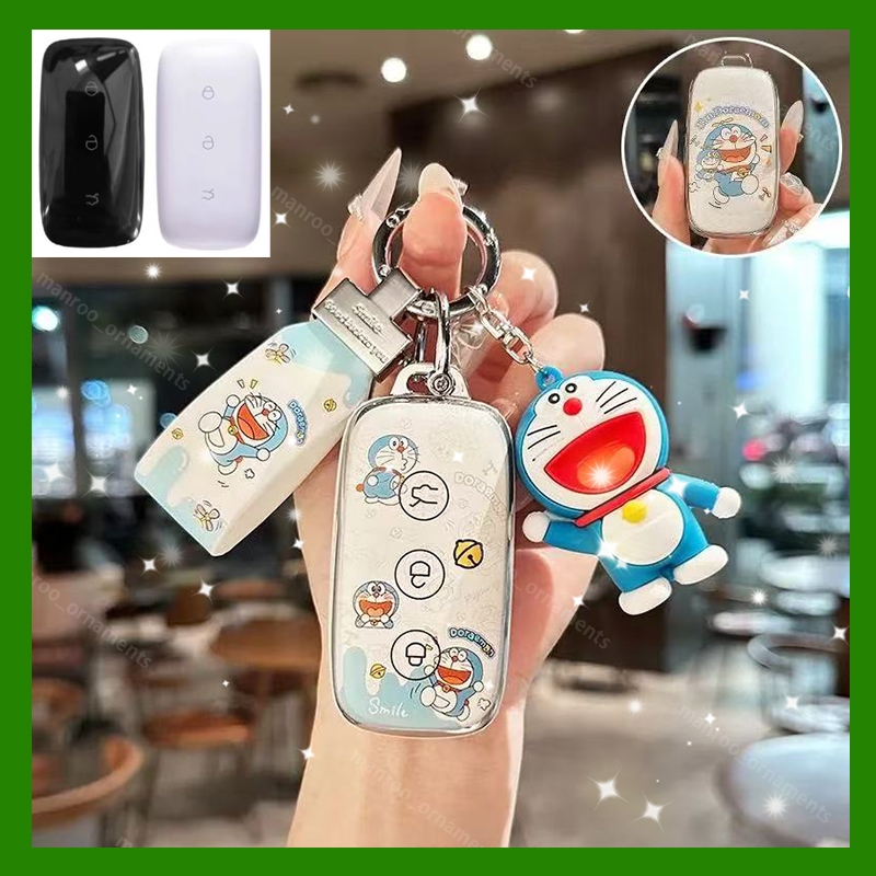 【ลายสองด้าน】รุ่นกล่องกุญแจรถ Proton สําหรับ Proton eMAS 7ฝาครอบกุญแจ เคสกุญแจรีโมทรถ GEELY EX5