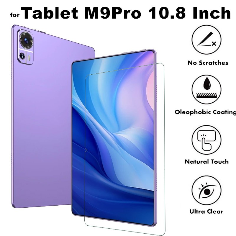 for Tablet Galaxy Tab M9pro M9 Pro 10.8 Inch Tablet 9H Tempered Glass Scratch Resistant Screen Prote