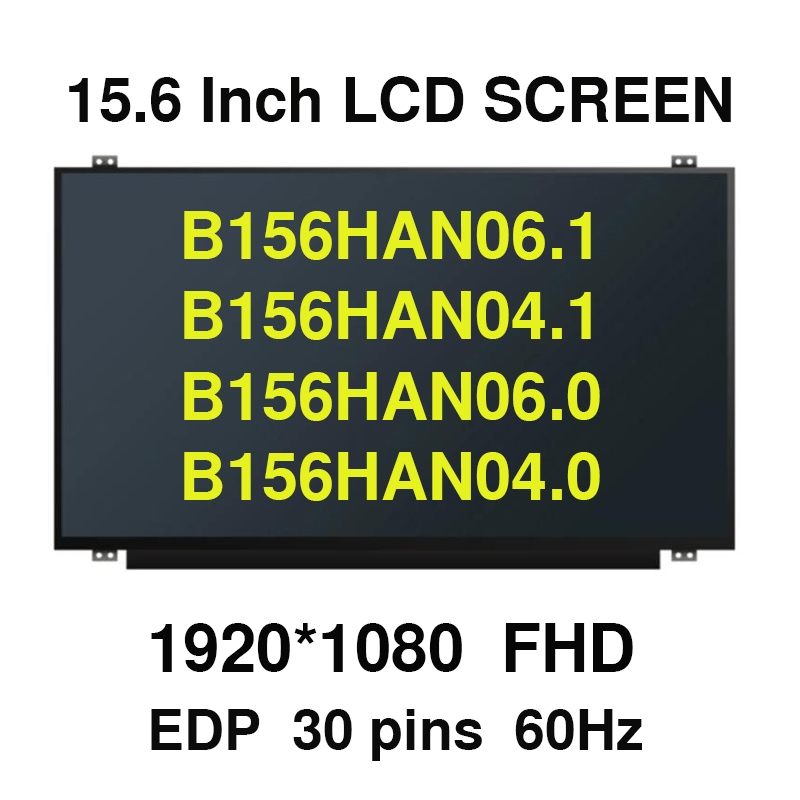 15.6 - นิ้ว 30 - pin B156HAN06.1 B156HAN04.1 LTN156HL09 LP156WF4 SPL1 LP156WF6 SPK1 N156HCE-EAA LCD 