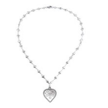 สร้อยคอวินเทจลายดอกไม้สไตล์เกาหลี ออกแบบแบบย้อนยุค เกล็ดหิมะแกะสลักสวยงาม - รูปที่ 5