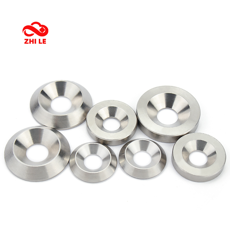 M3-M10 Countersunk หัวสกรูเครื่องซักผ้า 304 สแตนเลสโลหะเรียวชุดเครื่องซักผ้ากรวยปลา Eye ปะเก็น M4 M5 M6 M8