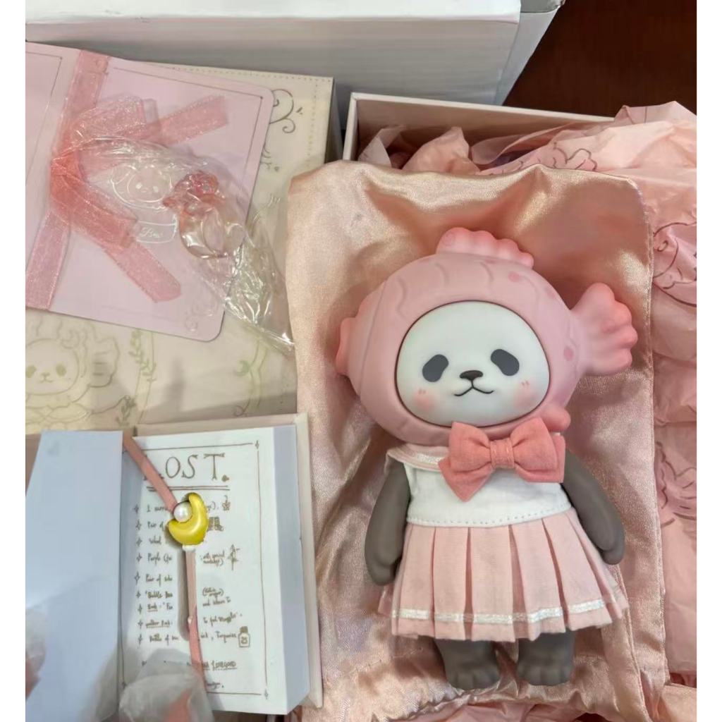 Taiyaki Panda Love อินคาเนชั่น Luna Big Baby อินเทรนด์เล่นนิทรรศการรูปอินเทรนด์เล่นของขวัญน่ารักของเล่นสร้างสรรค์