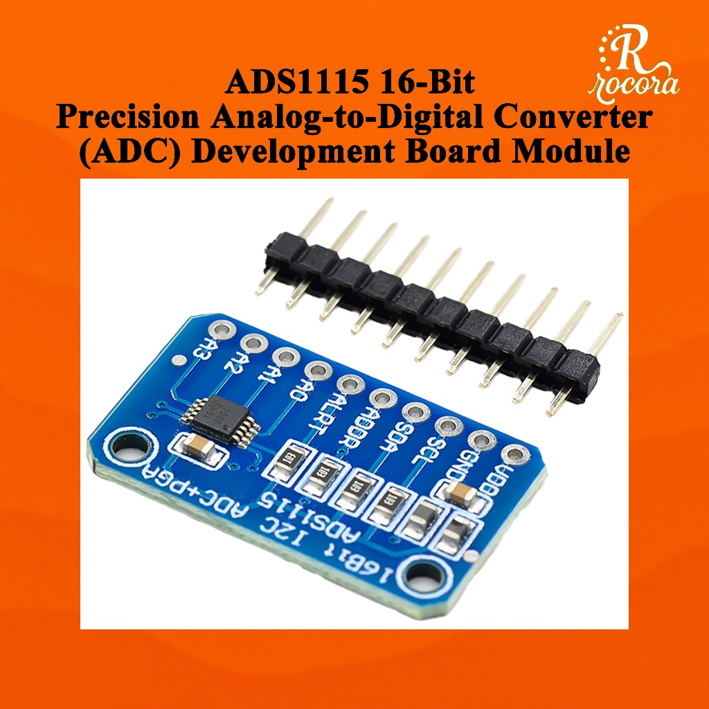 โมดูล ADS1115 ADC 16 บิต 4 ช่อง ความละเอียดสูง อินเทอร์เฟซ I2C